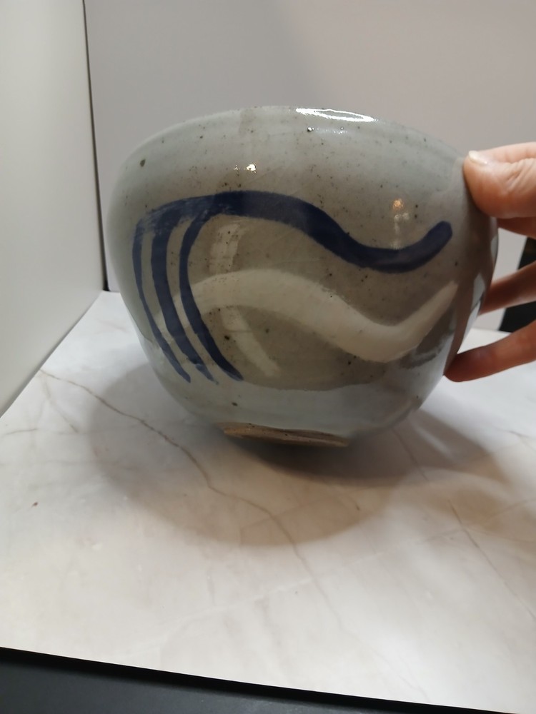 studio pottery bowl signed