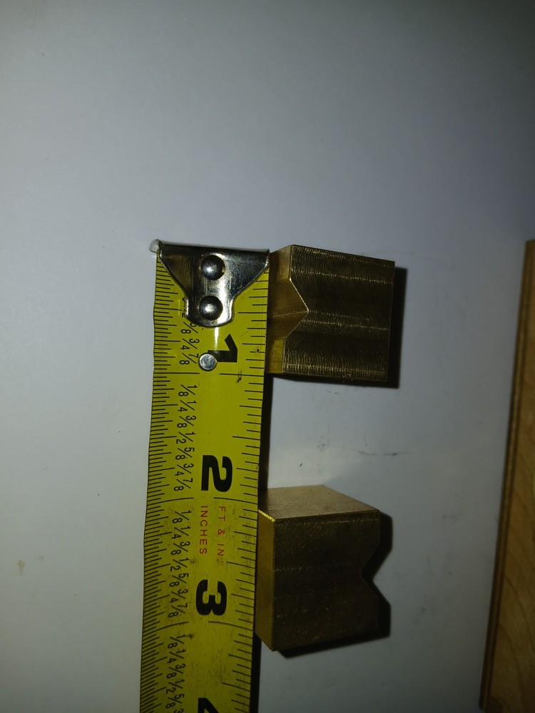 Mini Brass V Block Set/Vise Workholding