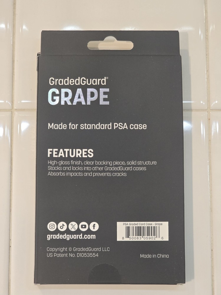 Graded Guard Grape PSA Card Protector Limited Edition New Sealed