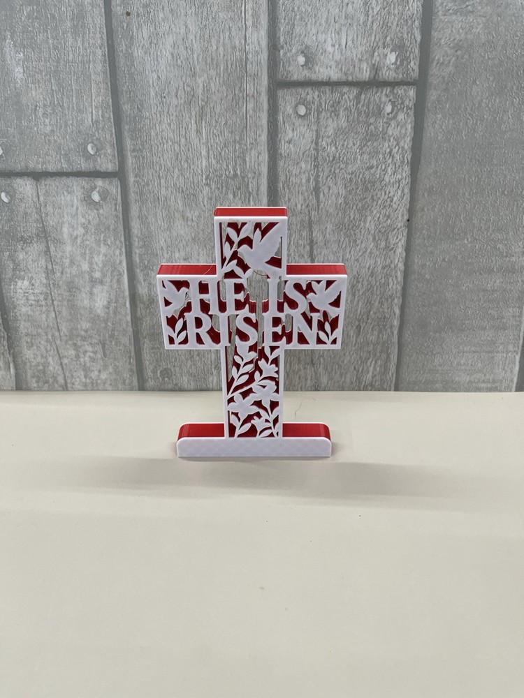 He Is Risen Christian Easter Decor