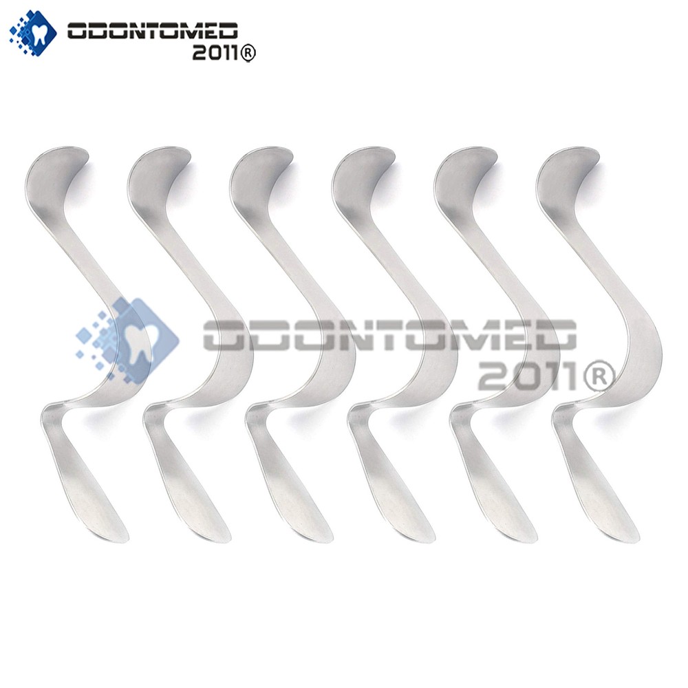 6 Bishop Cheek Retractor Surgical Dental Instruments