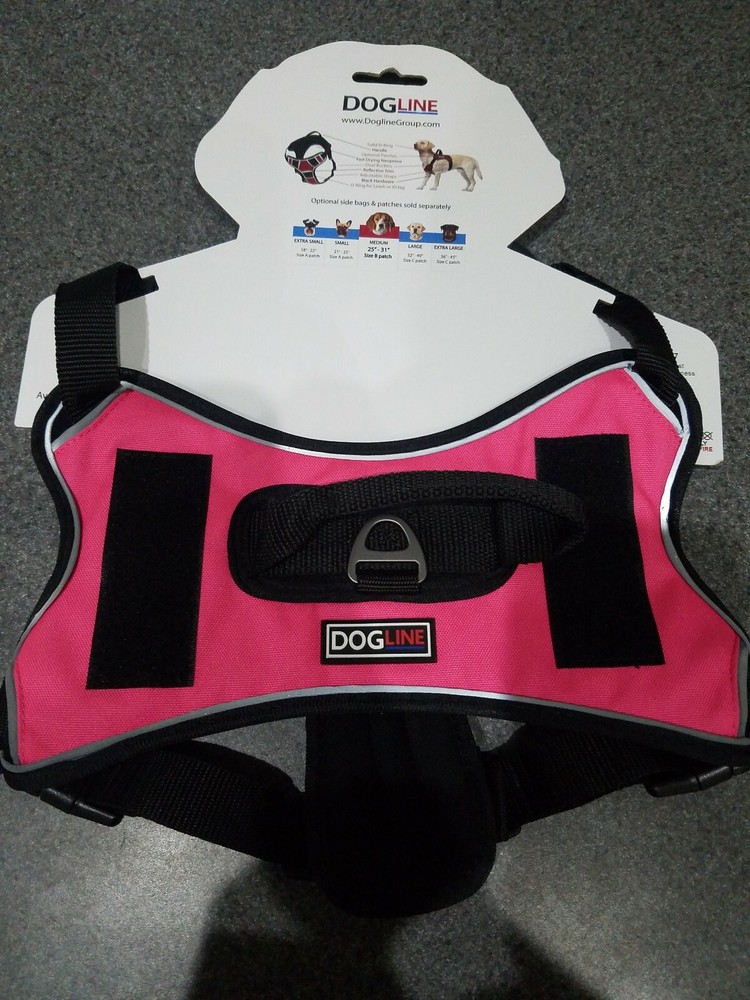 Dogline QUEST Multi-Purpose Harness PINK Size M (Medium)
