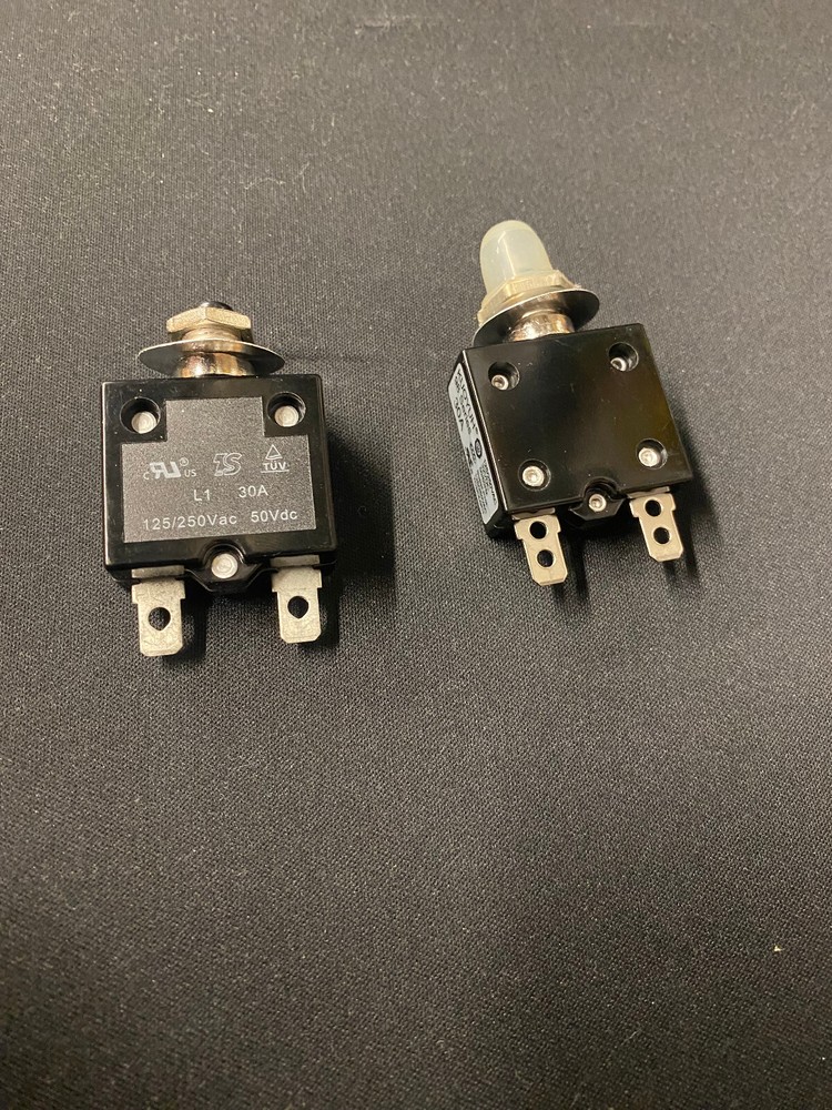 Electronic Circuit Breaker 30 AMP w/ Tab Terminals