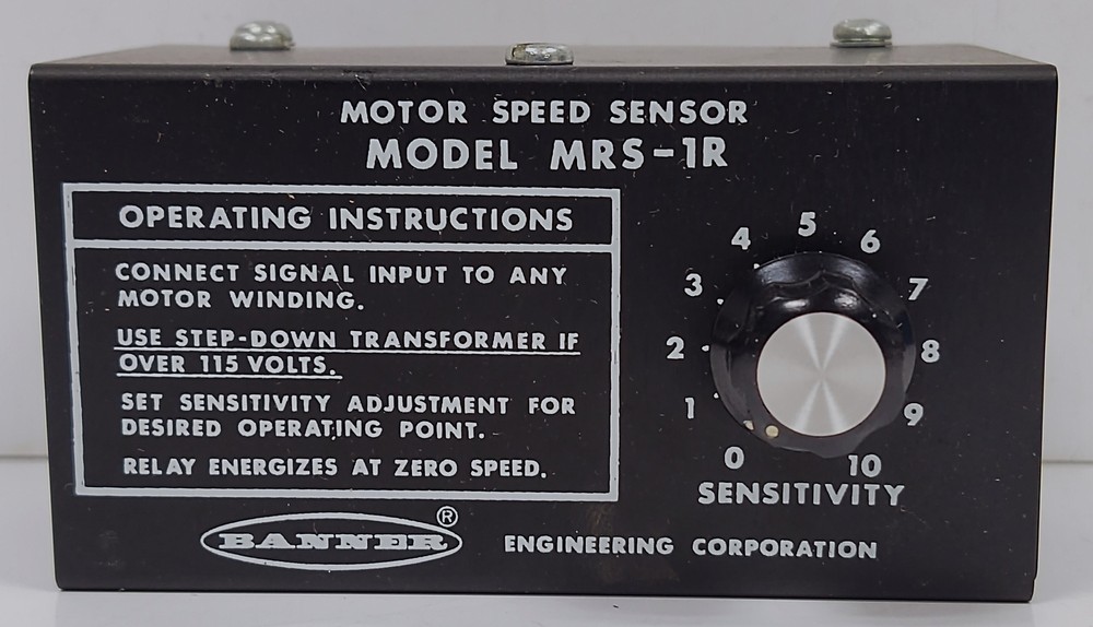 Banner Engineering MRS-1R Motor Speed Control