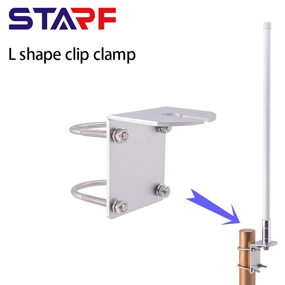 Antenna Clip Code Antenna Wall Mount Bracket Mounting For N-K Antenna L Shape