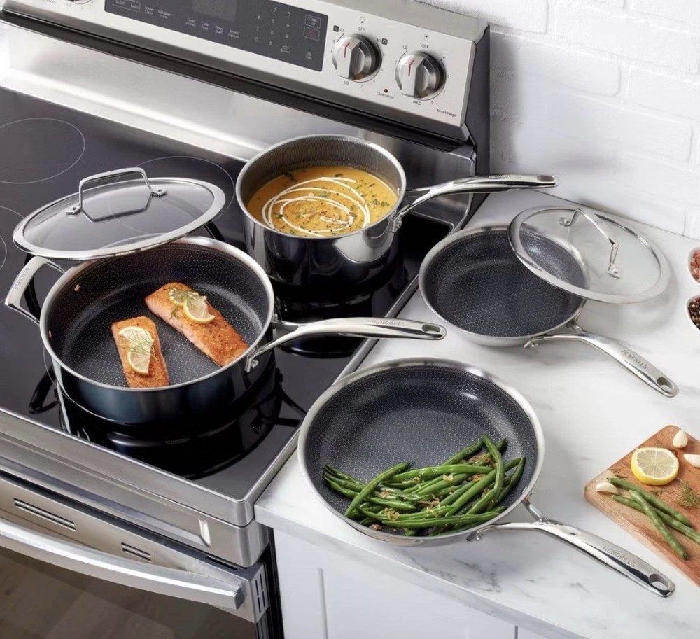 Henckels 6pc Paradigm Hybrid Ceramic Nonstick Cookware Set *NOB*
