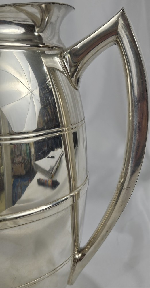 CS & Co Silverplate Water Pitcher 7 1/2" Tall & 4" Diameter