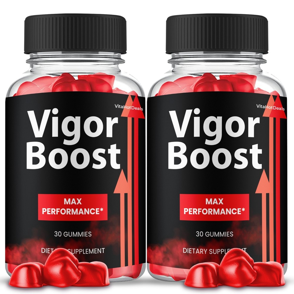 Vigor Boost Gummies,  Max Strength Formula, VigorBoost Supplement (2 pack)