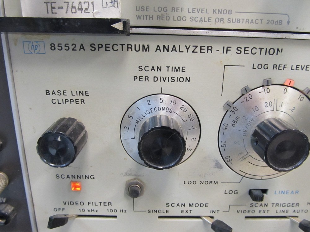 Vintage HP Spectrum Analyzer 140T; 8556; 8552A modules