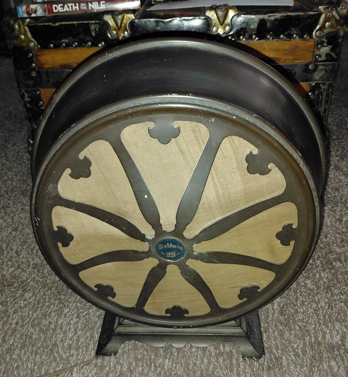 Antique Baldwin 99 Metal Speaker 13" Tall