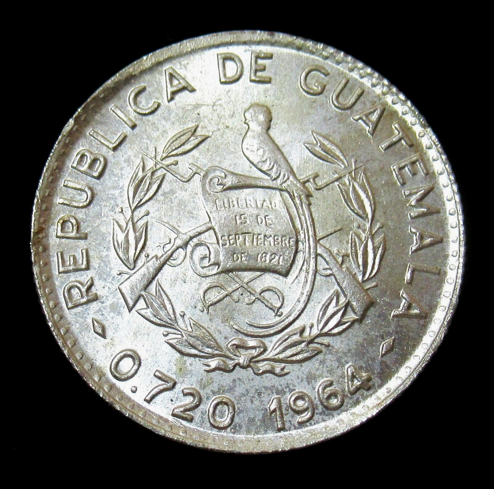 Guatemala 1964 5 Centavos Choice BU