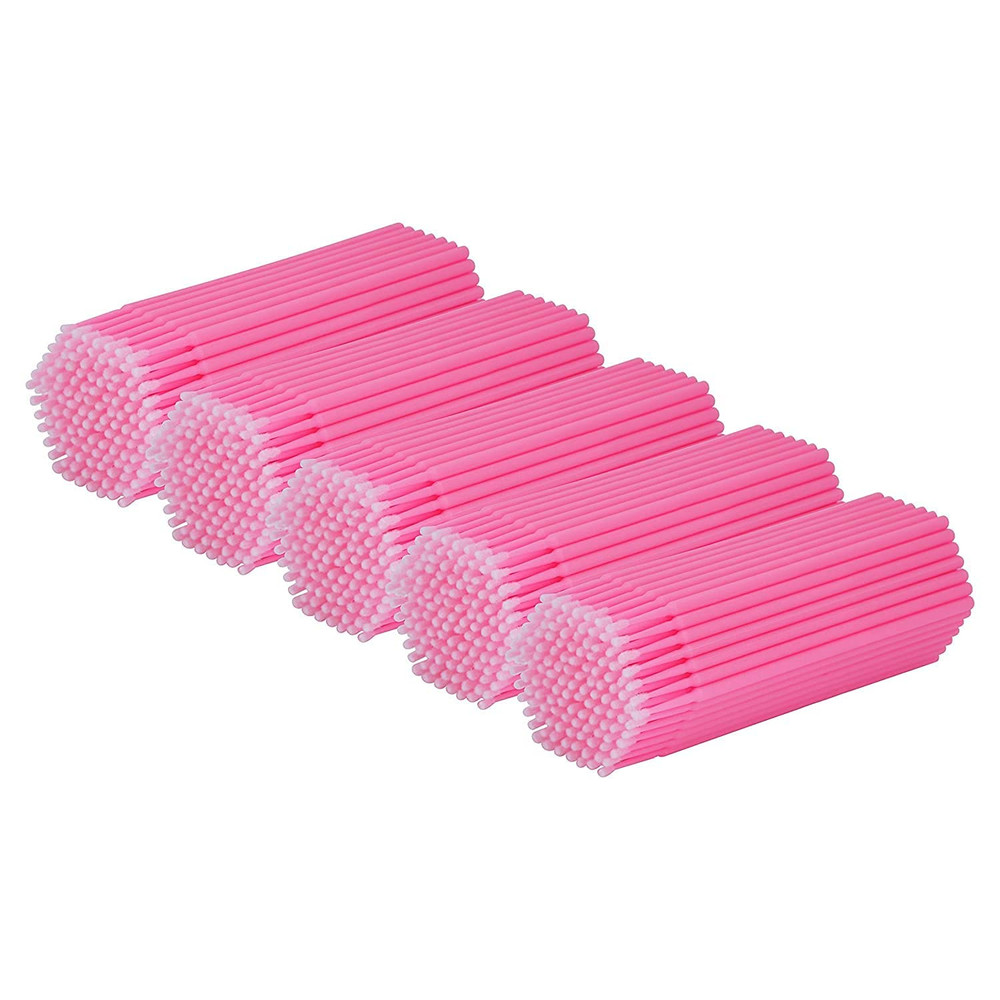 500PCS Disposable Micro Swabs for Eyelash Extension, Micro Applicators Eyelas...