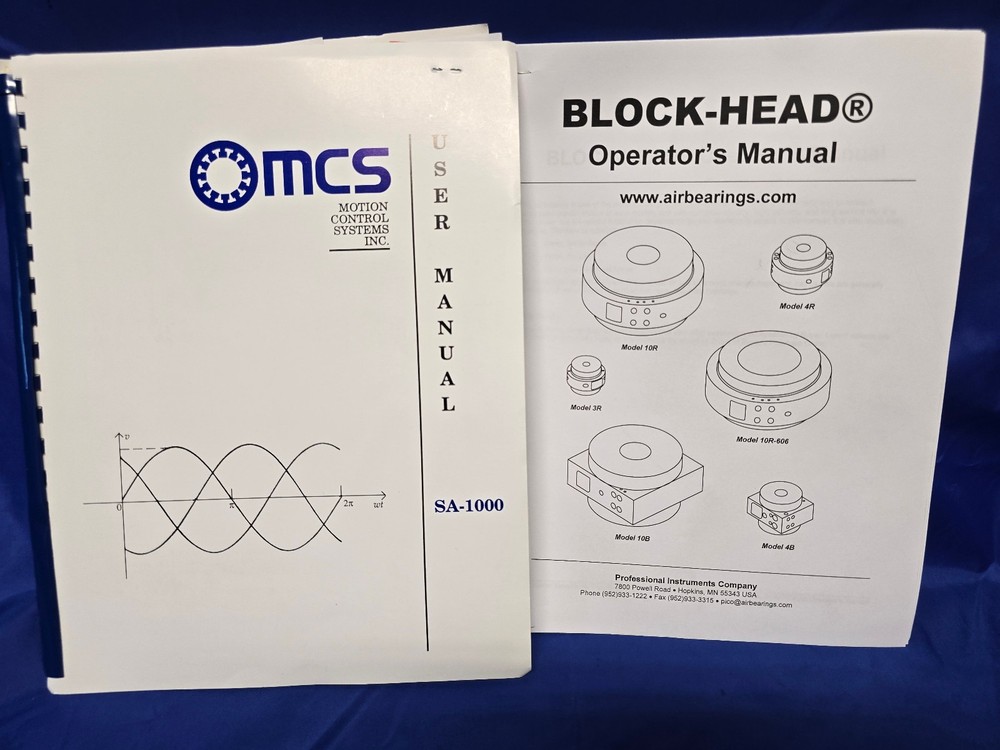 Professional Instruments 4R Twin Mount motorized air bearing spindle/controller