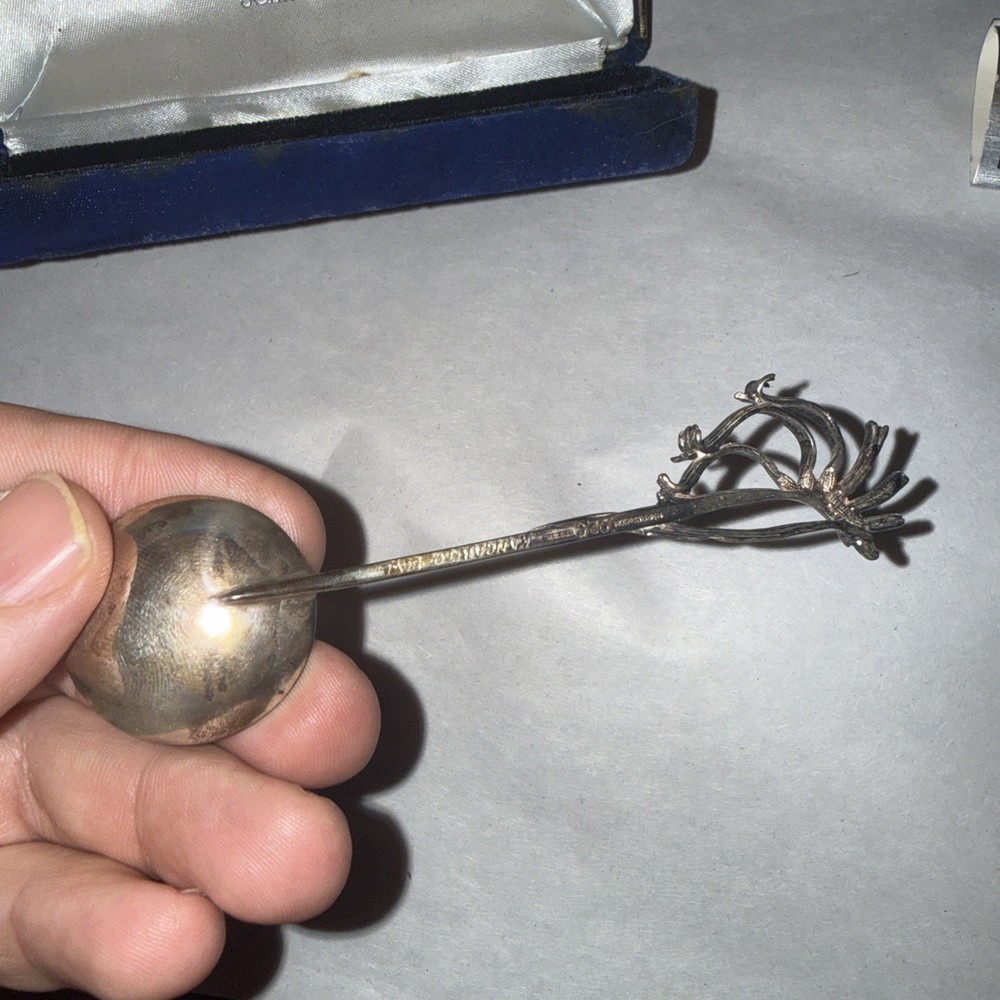 2 sterling spoons made by John Harris “HARRIS & SONS