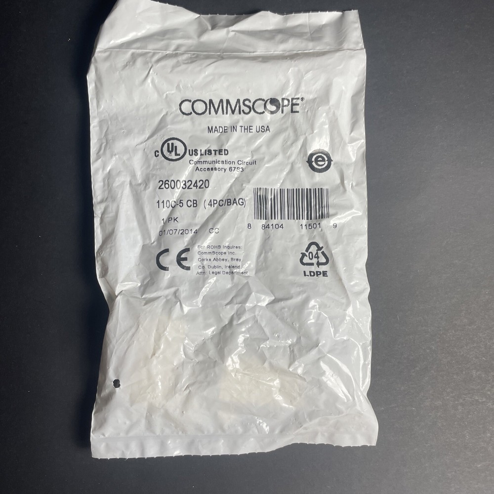 COMMSCOPE 110C-5 CB 260032420 PUNCH DOWN CONNECTOR CLIPS