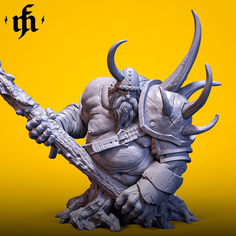 Klaus Bust by Midas Forge | D&D | DnD | Miniature | Print on Demand