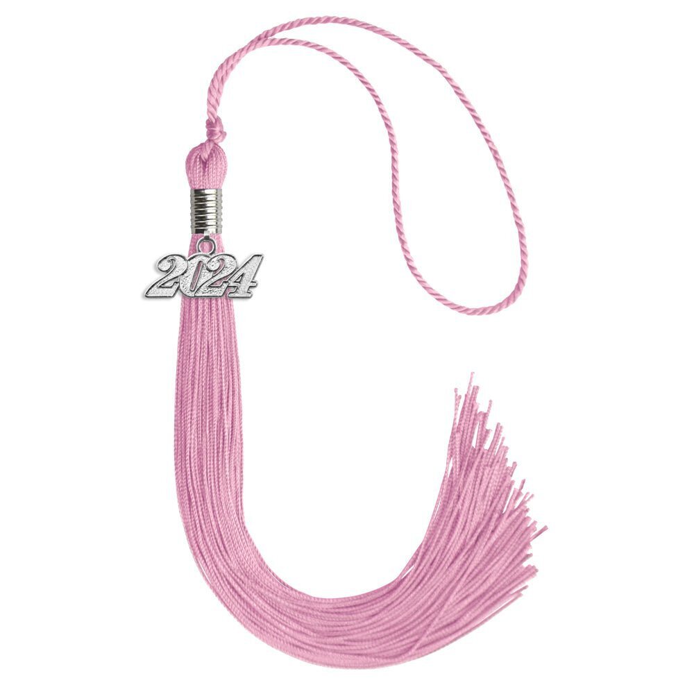 Endea Graduation Pink Tassel With Silver Date Drop