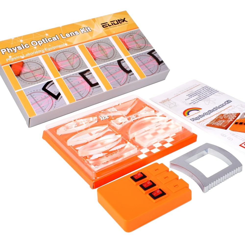 Physics Optical Experiment Set Multifunction Reflector Medium, Orange