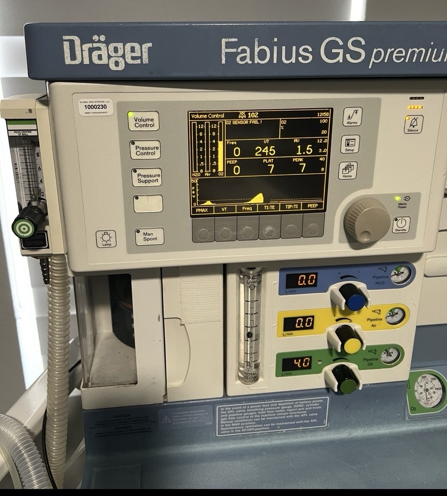 Drager Fabius GS Premium Machine