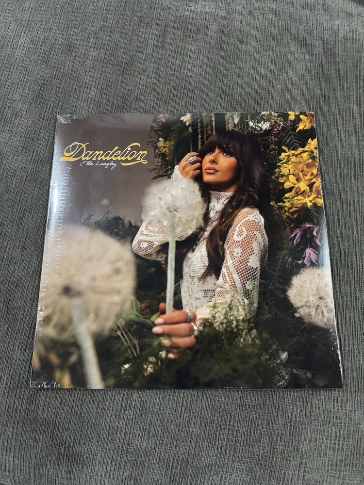 -NEW- Ella Langley "Dandelion" Honey Bee Yellow Vinyl Signed/Autographed Insert