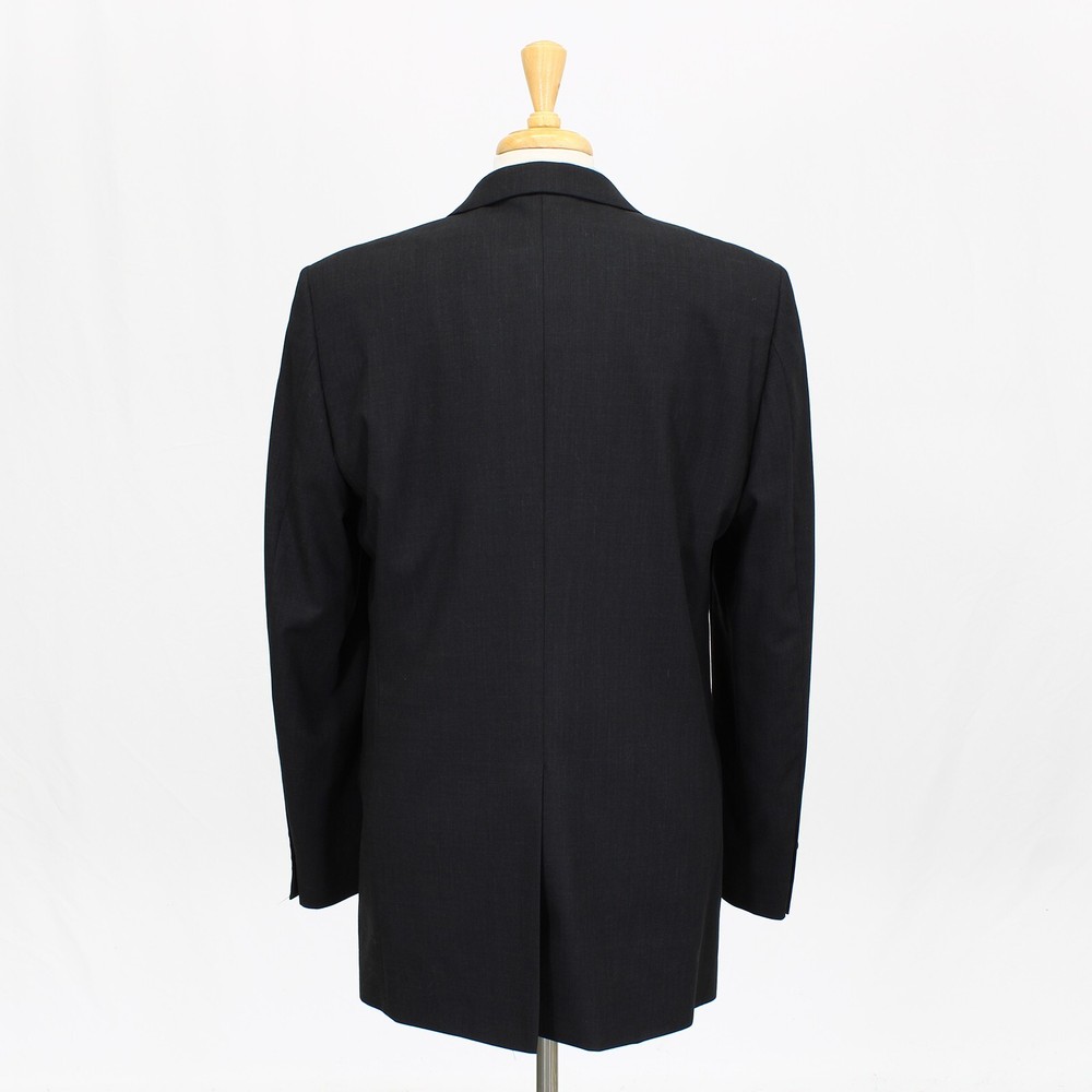 Pronto Uomo 42L Gray Sport Coat Blazer Jacket Solid 2B Wool