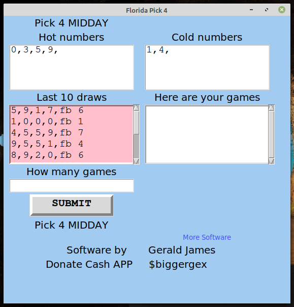 Florida Lottery Pack 4 Programs Numbers software CD for Windows 7 & 8 & 10