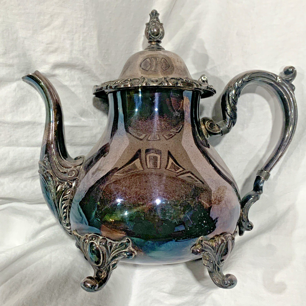 5 Piece Webster Wilcox Fine Quality Silverplate Rochelle Tea Set Silver Plate