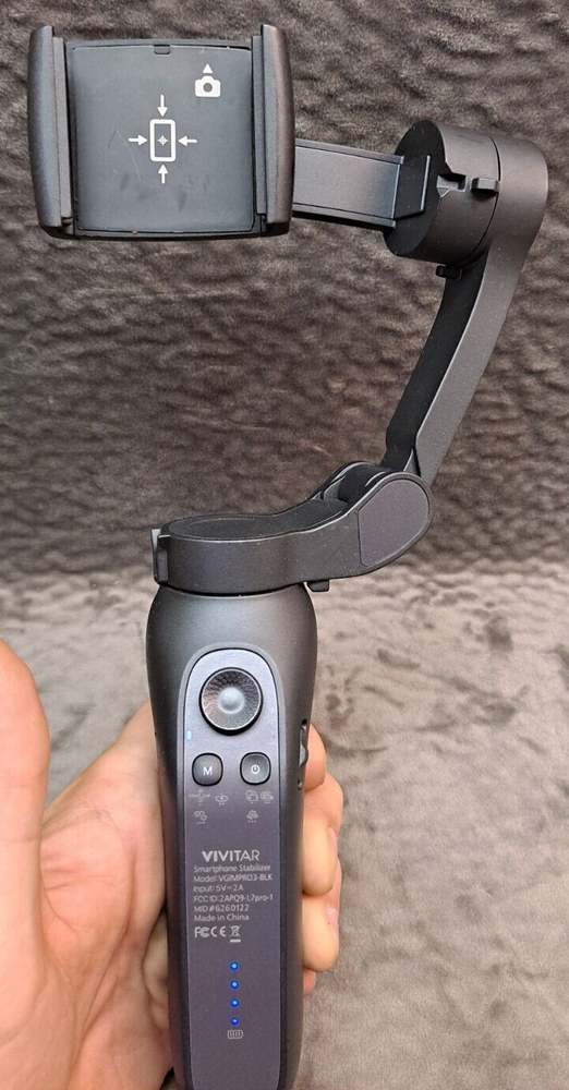 Vivitar Smartphone Stabilizer w/ 3-Axis Stabilization VGIMPRO3-BLK