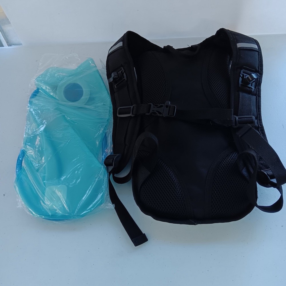 Water Buffalo Unisex Black Durable Hiking Camping Hydration Pack Backpack