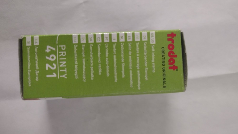 Original Trodat _text Stamp (296)