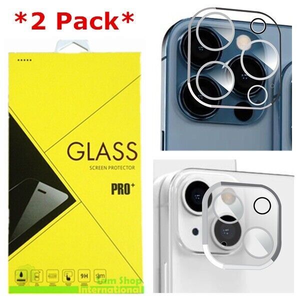 2P Rear Camera Tempered Glass Screen Protector For Apple iPhone 13 Mini Pro Max