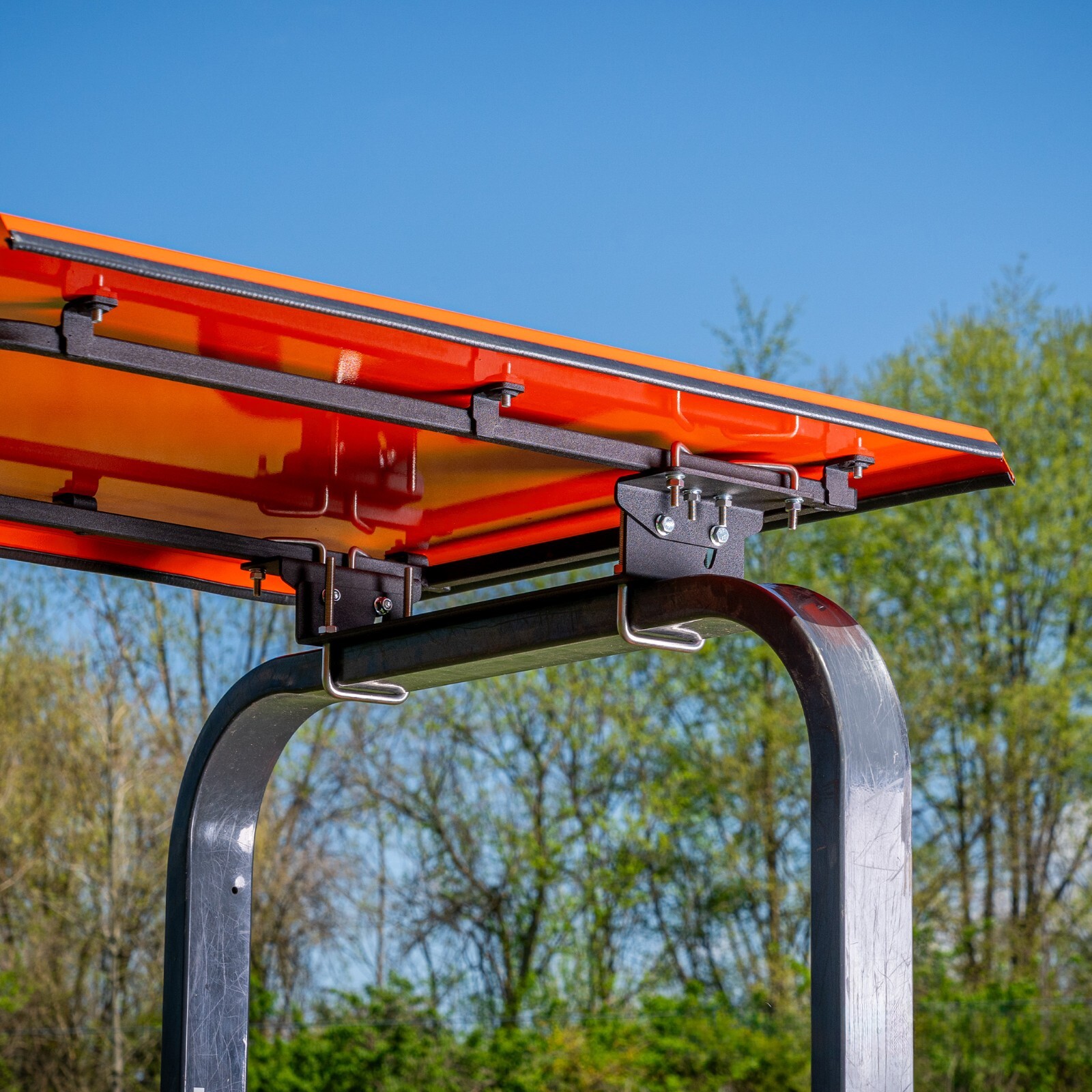 KUBOTA TRACTOR CANOPY-ORANGE