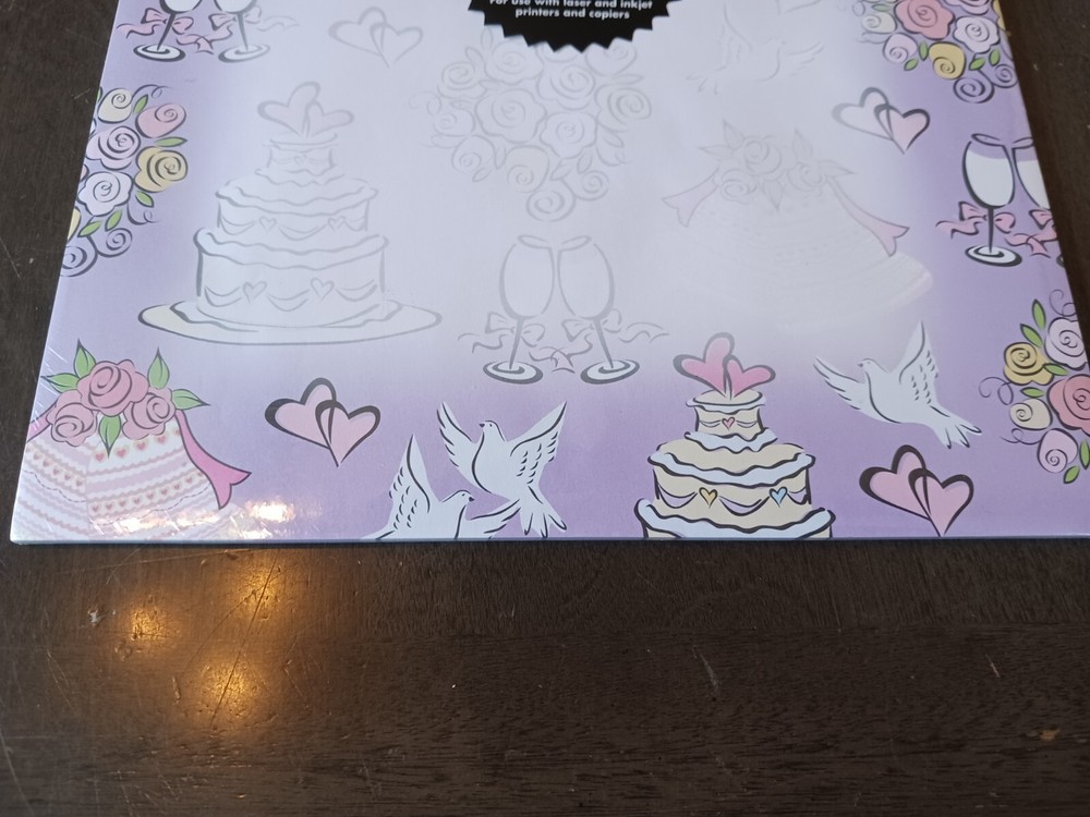 Jot Wedding Themed 45 Sheet 8.5” x 11” Computer Paper
