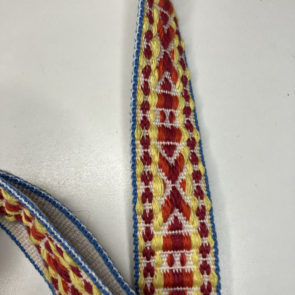 BOHO Bag Strap Adjustable Woven Blue Yellow Red Orange