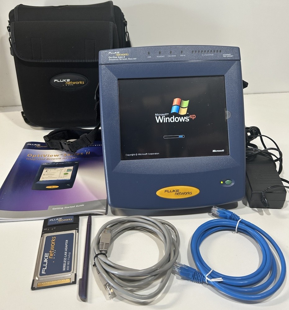 Fluke Network Optiview Series II Integrated Network Analyzer Excellent Condition