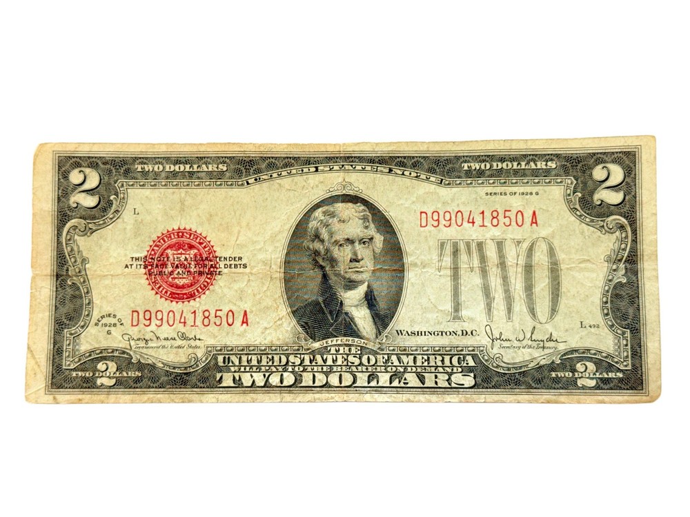 1928-G $2 Legal Tender Note (VG)