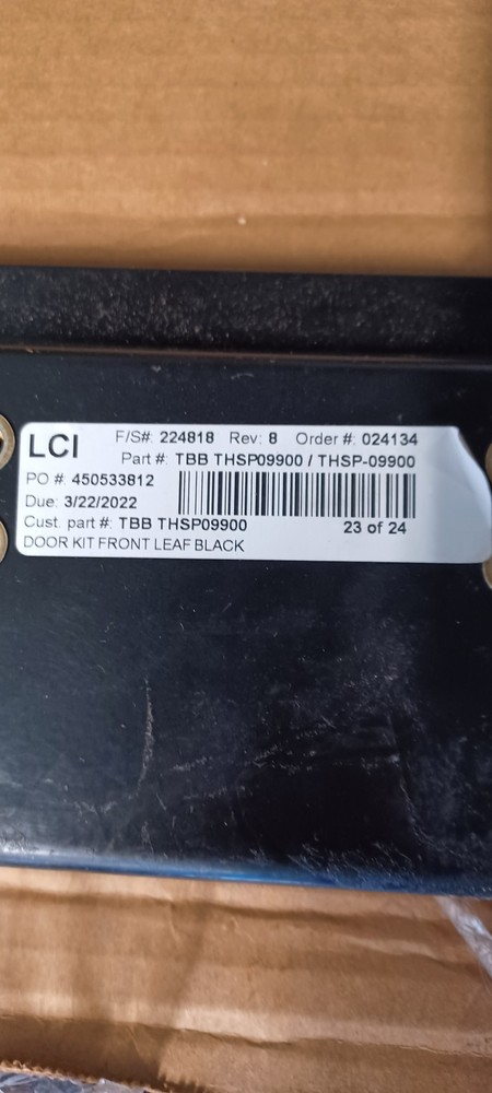 THOMAS THSP09900 OTHER EXTERIOR, BODY & FRAME