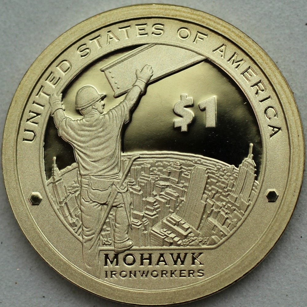 2015-S Proof Sacagawea/Mohawk Ironworkers Dollar