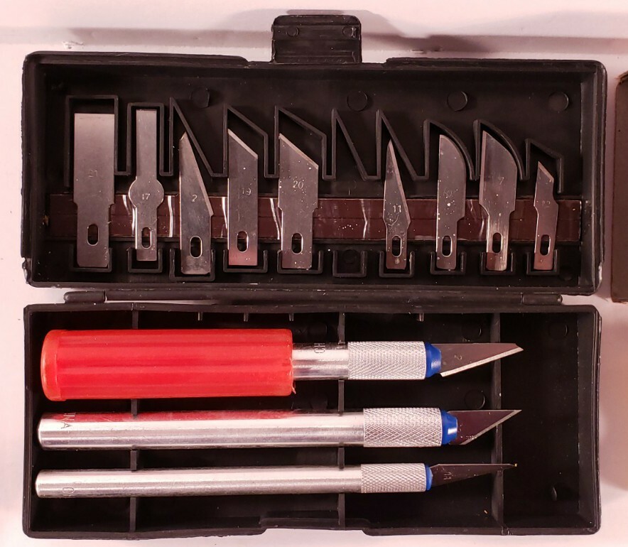 12 PC. Precision Craft Knife / Scalpel Set by Gordon