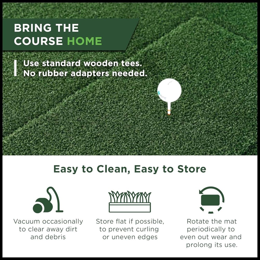 SIGPRO Hitting Strips - Professional-Grade, Replaceable Golf Hitting Mat - Re...