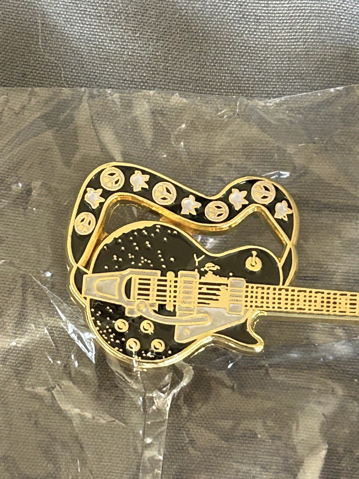 OFFICIAL Neil Young Old Black Guitar Lapel Pin
