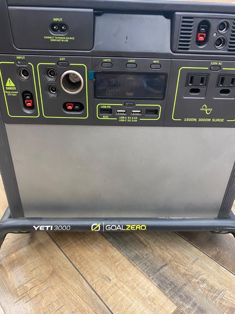 Yeti 3000 Goal Zero Lithium