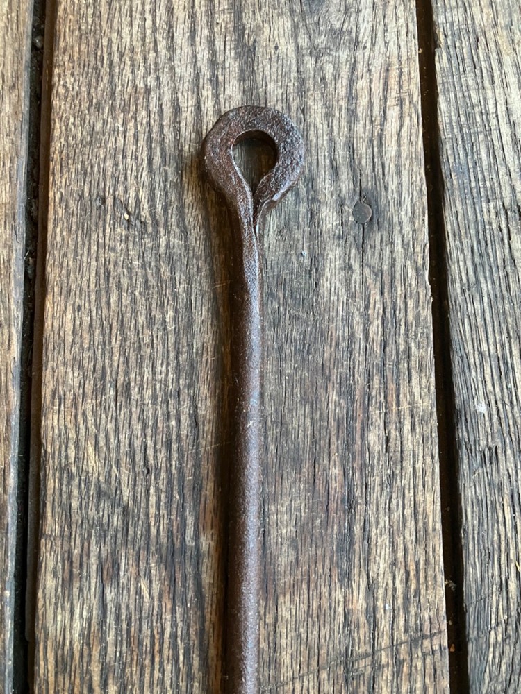 Hearth Pot Hanger Black Smith Forged
