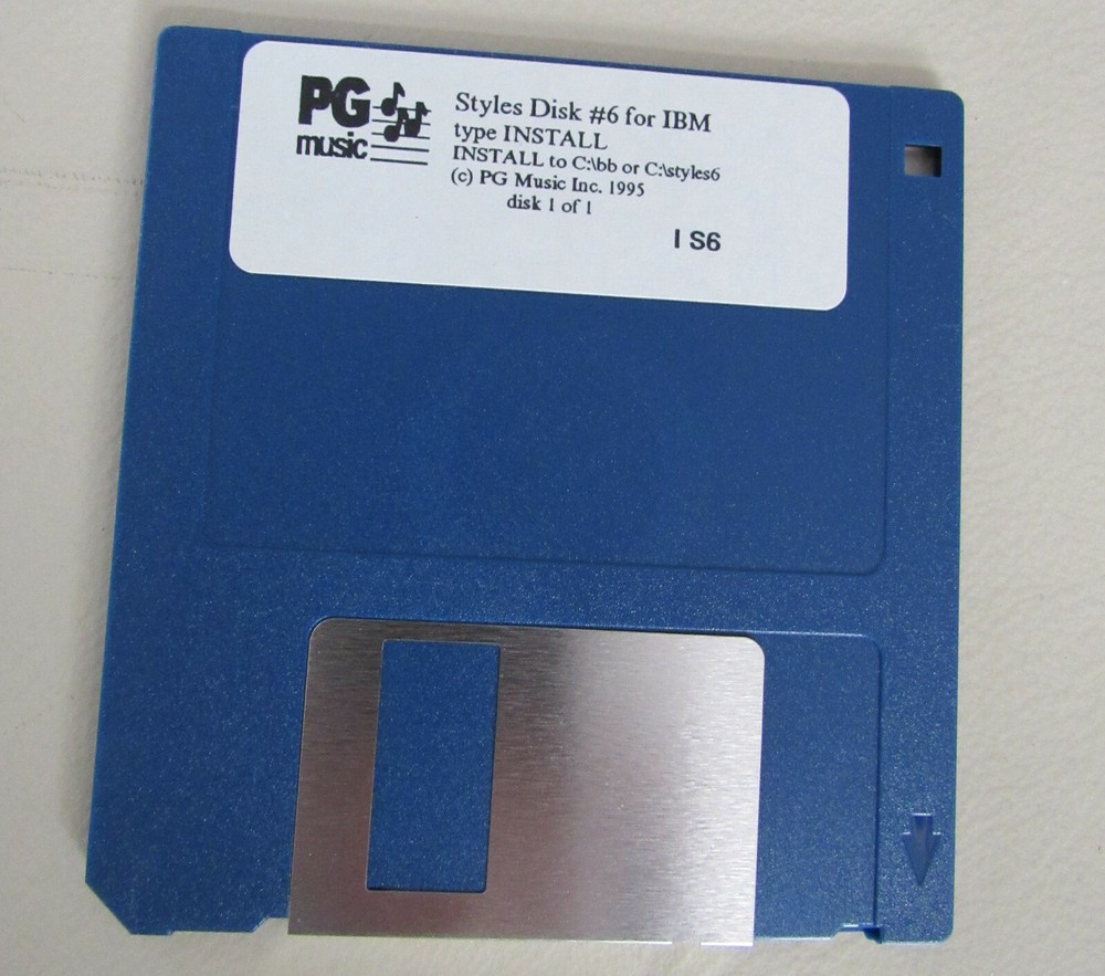 PG Music IBM Styles Disk 5,6,7