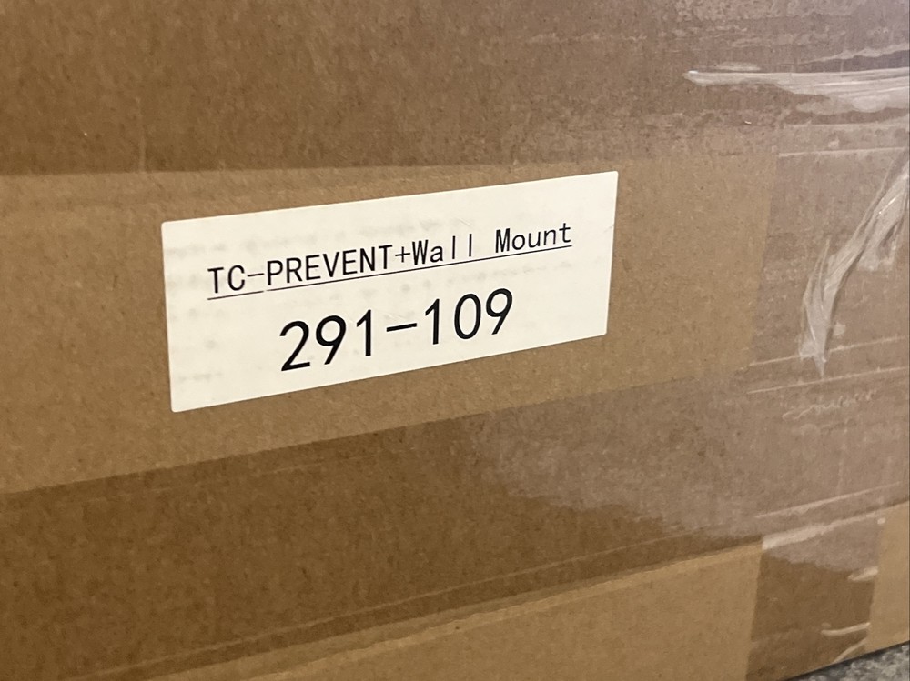 2 Face Temperature Scanner monitors. TC-Prevent + Wall Mount Bracket- 291-109