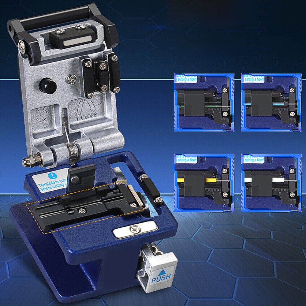 FC-6S Optical Fiber Cleaver FTTH Tool High Precision Cold Connection Cutter Tool
