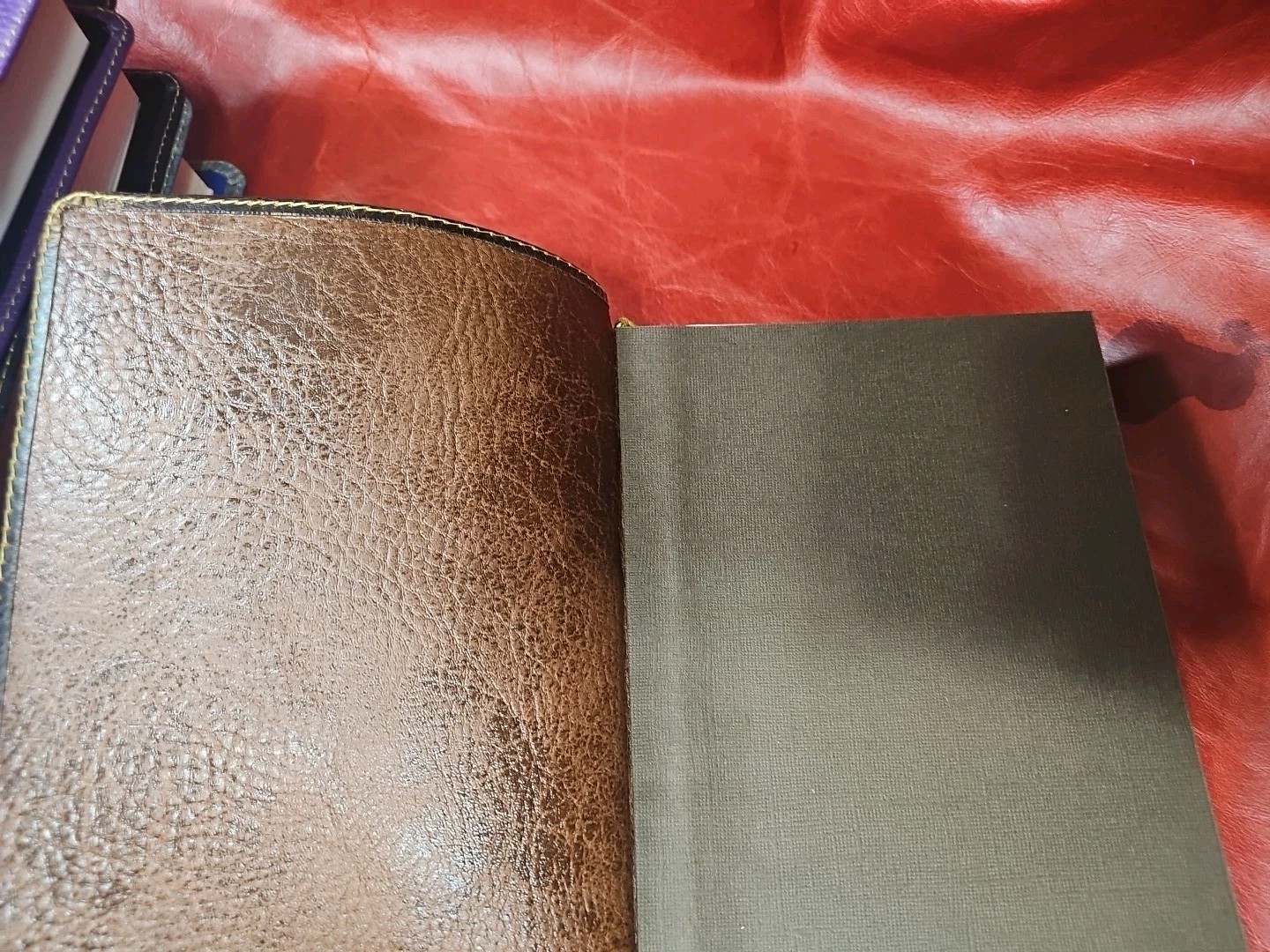 Criswell Study Bible Rebound with Liner Cowhide Nice! Stitched Parameter Nice!