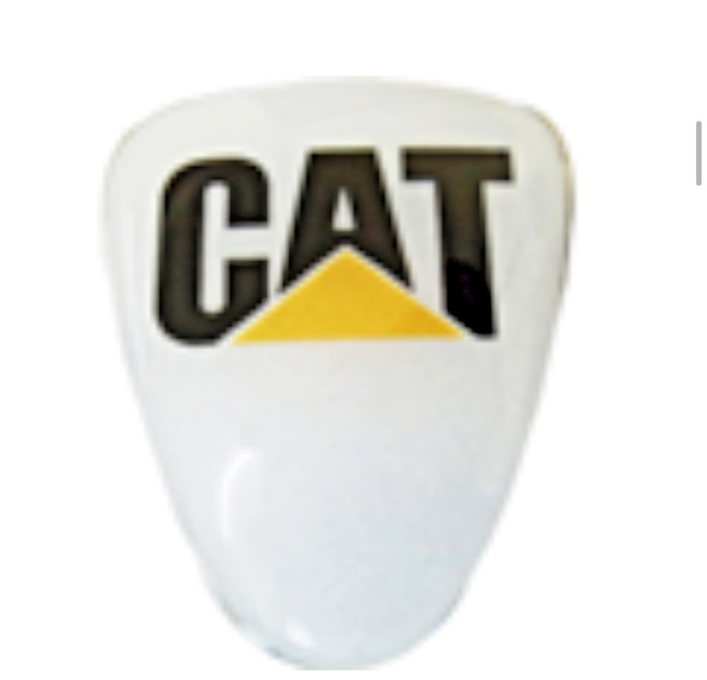 Chrome Plastic Shift Knob Cover Insert CAT Design Semi trucks