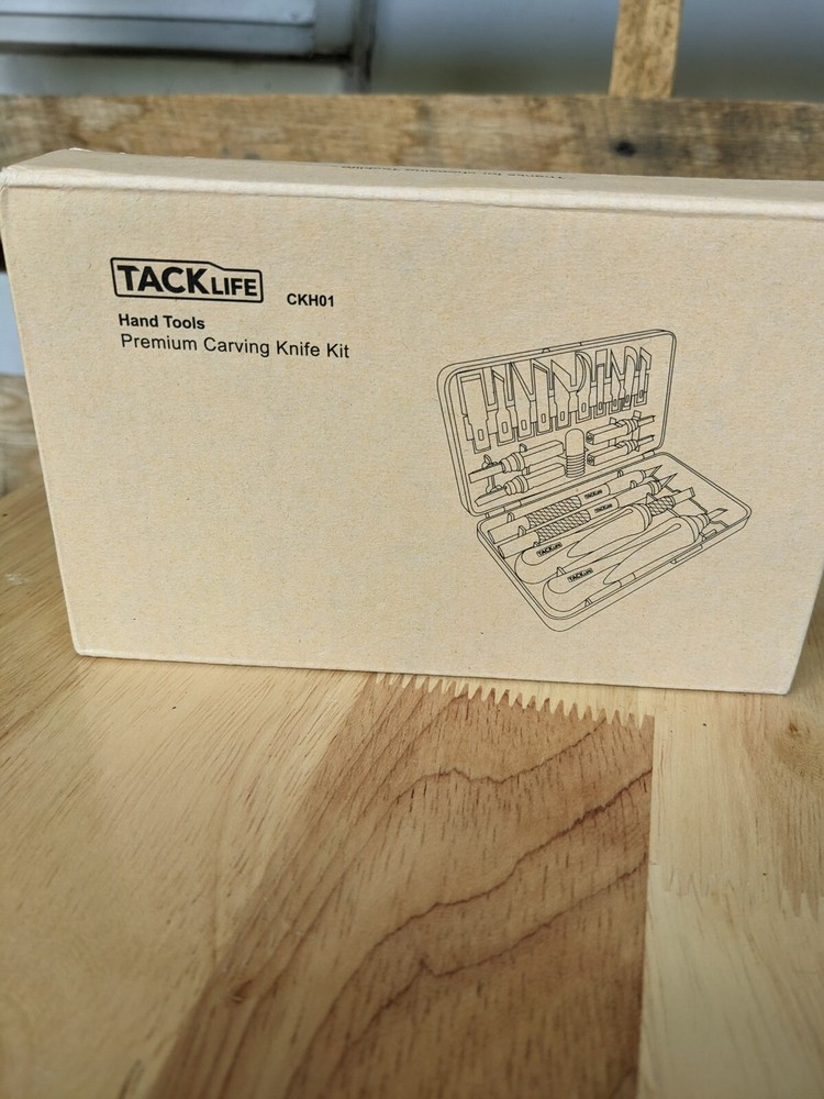 Tacklife Hand Tools Premium Carving Precision Craft Utility Knife Kit Chisel Bla