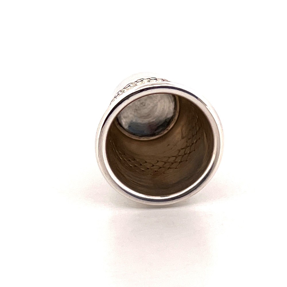 MESS PATTERN THIMBLE STERLING SILVER 925 HALLMARKED NEW FROM ARI D NORMAN